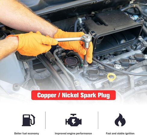 TORCH KH6RHII-11 Iridium Spark Plug Replace for NGK DILFR6D11 6176 DILFR6A11, for BOSCH 0242236605 Spark Plug, for Toyota 90919-01247,for DENSO FK20HR11 IKH20 IKH20TT Spark Plug,1PCS in Kuwait