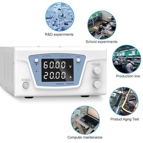 1PCS High-Power Adjustable Power Supply 30V 60V 100V 200V 10A 20A 30A Electroplating Aging Programmable Power Supply(100V 5A,110V) in Saudi Arabia