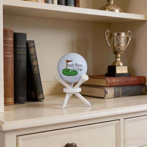 Boss Birthday Gifts for Men, Funny Gift for Boss Lady Manager Supervisor Leader Female Male, Retirement Thanksgiving Best Bosses Day Gifts, Golfball Tabletop Display Stand Gifts in Saudi Arabia