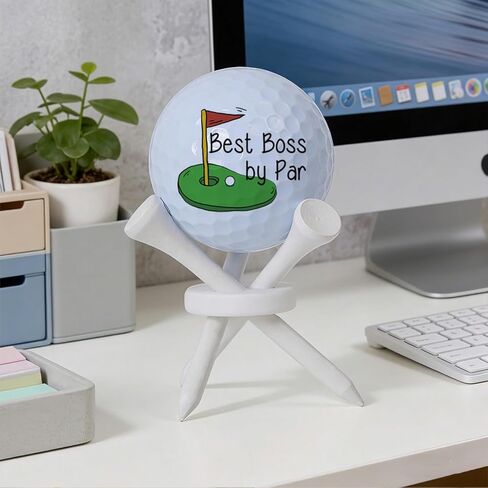 Boss Birthday Gifts for Men, Funny Gift for Boss Lady Manager Supervisor Leader Female Male, Retirement Thanksgiving Best Bosses Day Gifts, Golfball Tabletop Display Stand Gifts in Saudi Arabia
