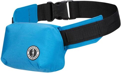 Mustang Survival Minimalist Belt Pack PFD (Color: Azure Blue) in Saudi Arabia