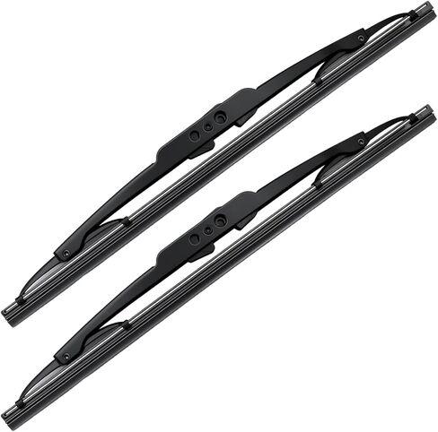 2 Pcs Front Wiper Blade Set Compatible with Jeep Wrangler YJ 1987-2006 Replacement for 83505425 19712.01, A Pair of Front Windshield Wiper Blade in Kuwait