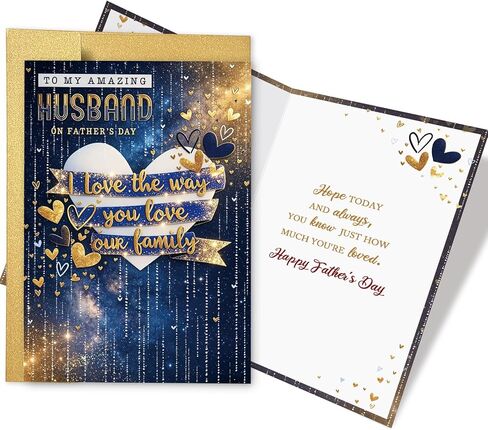 بطاقة عيد الأب الديني سبيرسي للأب، بطاقة عيد الأب الملهمة من الابنة والابنة، بطاقة رجل صالح مع آية من الكتاب المقدس in Kuwait