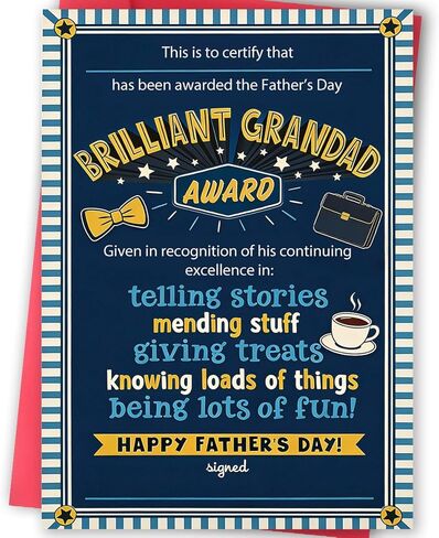 BENNLOOS Happy Father's Day Card for Son-In-Saw, Fathers Day Card Gift from Parents-In-Law, Ideal for Fathers Day Gift and Family Celebrations in Saudi Arabia