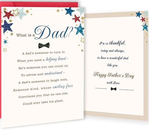 BENNLOOS Happy Father's Day Card for Son-In-Saw, Fathers Day Card Gift from Parents-In-Law, Ideal for Fathers Day Gift and Family Celebrations in Saudi Arabia