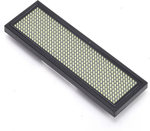 Message Tag Name Badge Mini LED Digital Programmable Scrolling Name Message Tag Badge with Magnet Pin 10 Display Animations Label (Blue) in Saudi Arabia