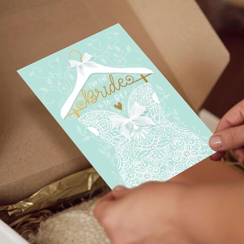 Designer Greetings Premier Collection Bridal Shower Card, Wedding Dress (Includes White Envelope) – Perfect for the Bride-To-Be and Wedding Celebrations in Saudi Arabia