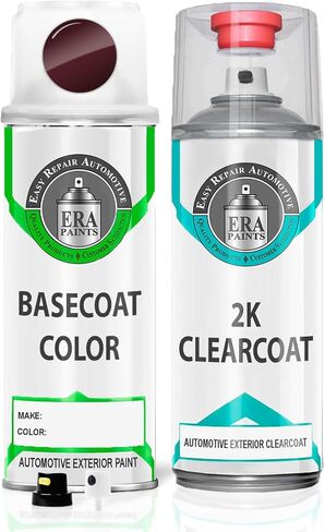 ERA Paints - BGD - Black Berry Pearl for KIA MOTORS Exact OEM Color Match Automotive Touch Up Paint for Cars - Scratch & Chip Repair for Metal & Plastic - Essential Kit - Made in USA in Kuwait