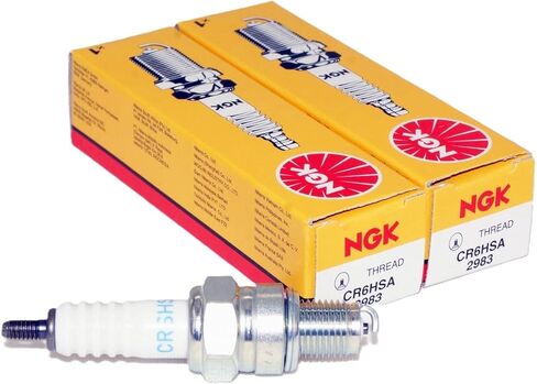 NGK 2983 CR6HSA 2 PACK Spark Plugs Yamaha TTR 90 E 110 XV250 VIRAGO in Kuwait