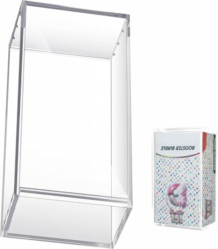 1PC Acrylic Magnetic Case for Booster Bundle(10Bundle) Clear Acrylic Display Case with Magnets Lid in Saudi Arabia