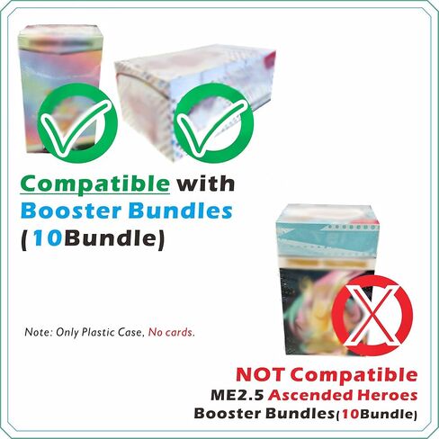 1PC Acrylic Magnetic Case for Booster Bundle(10Bundle) Clear Acrylic Display Case with Magnets Lid in Saudi Arabia