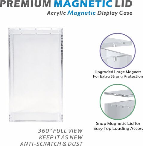 1PC Acrylic Magnetic Case for Booster Bundle(10Bundle) Clear Acrylic Display Case with Magnets Lid in Saudi Arabia