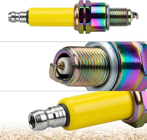 A7TC Iridium Spark Plug,M10×1.0 Thread,Fits for 49cc 50cc 125cc 150cc ATV Pit Dirt Bike Scooter SSR Apollo,High Performance Iridium Electrode for Motorcycle/Small Engine(Honda, Yamaha, Suzuki) in Saudi Arabia