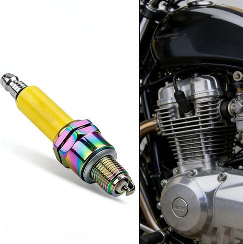 A7TC Iridium Spark Plug,M10×1.0 Thread,Fits for 49cc 50cc 125cc 150cc ATV Pit Dirt Bike Scooter SSR Apollo,High Performance Iridium Electrode for Motorcycle/Small Engine(Honda, Yamaha, Suzuki) in Saudi Arabia