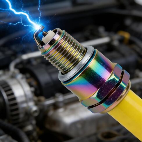 A7TC Iridium Spark Plug,M10×1.0 Thread,Fits for 49cc 50cc 125cc 150cc ATV Pit Dirt Bike Scooter SSR Apollo,High Performance Iridium Electrode for Motorcycle/Small Engine(Honda, Yamaha, Suzuki) in Saudi Arabia