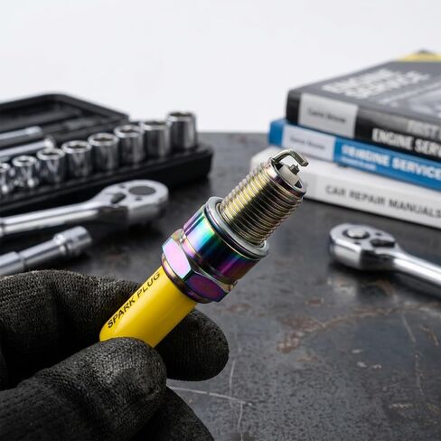 A7TC Iridium Spark Plug,M10×1.0 Thread,Fits for 49cc 50cc 125cc 150cc ATV Pit Dirt Bike Scooter SSR Apollo,High Performance Iridium Electrode for Motorcycle/Small Engine(Honda, Yamaha, Suzuki) in Saudi Arabia