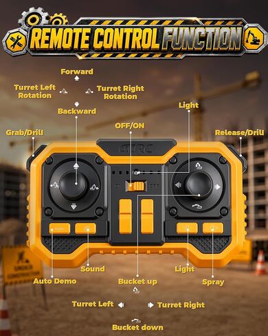 Remote Control Excavator Toy for Boys, 1:18 14-Channel RC Excavator with Alloy Bucket, 3 Attachments, 2×1200mAh Batteries, Construction Truck Toy for Sandbox Outdoor Play, Birthday Gift for Kids in Saudi Arabia