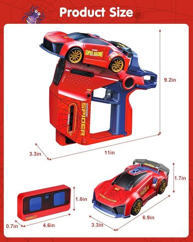 Spider RC Battle Car Set – Chase & Shoot Game with Infrared Blaster, 2 Player Interactive Remote Control Toy, Rechargeable Vehicle Gift for Boys Ages 3-12 in Kuwait
