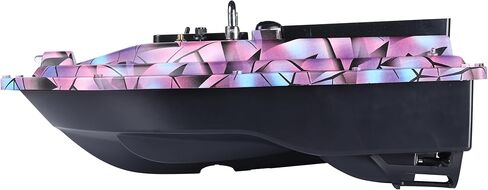 Bait Boat for Fishing, Remote Controlled Bait Delivery Vessel with 2.4GHz Control, 328yd Range, 4.4lbs Capacity, Dual Brushless Motors, 4-Hour Runtime, Rugged ABS Hull, Low Voltage Return Alarm in Saudi Arabia