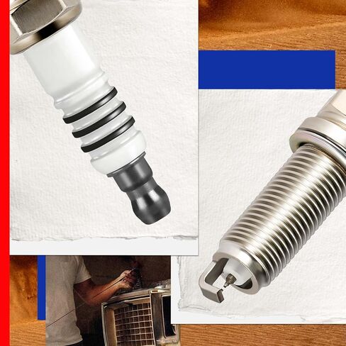 JC Whitney JFBAJCWSP00128 6pcs Iridium Spark Plugs - Compatible with Ram 1500 13-19, Honda Accord 08-17, Jeep Grand Cherokee 11-18, Wrangler 12-18, Cherokee 14-20 - Cyl.6 in Saudi Arabia
