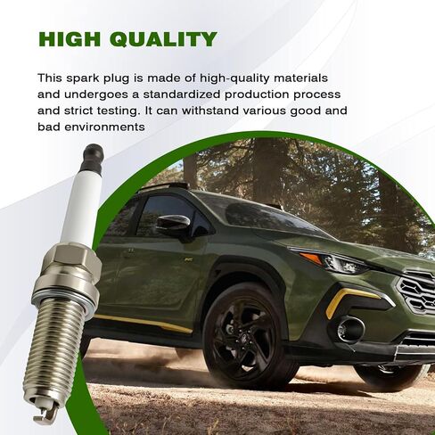 4 قطعة قابس شرارة DILKAR7Q8 متوافق مع سوبارو Crosstrek2019-2023 2021-2024 Forester2019-2024 Impreza2024 Impreza2024 Legacy2020-2024 Outback 2020-2024، قابس إشعال إيريديوم، استبدال 91899 in Kuwait
