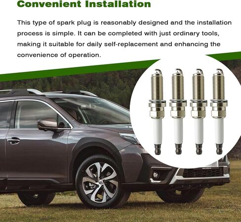 4 قطعة قابس شرارة DILKAR7Q8 متوافق مع سوبارو Crosstrek2019-2023 2021-2024 Forester2019-2024 Impreza2024 Impreza2024 Legacy2020-2024 Outback 2020-2024، قابس إشعال إيريديوم، استبدال 91899 in Kuwait