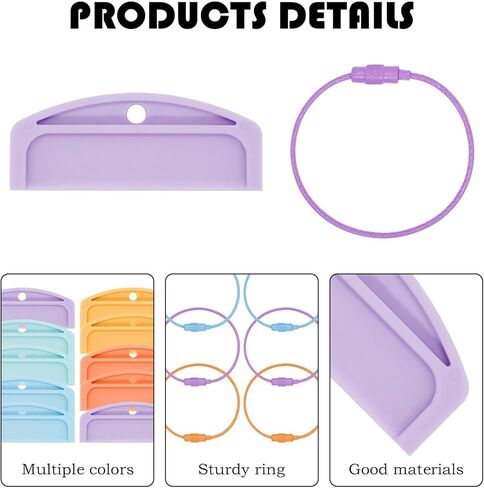10PCS Reusable Card Holders for Yoto with 6 Ring, Card Ring Storage Case for Kids, Player Accessories Convenient to Carry When Traveling Efficient Storage ﻿ in Saudi Arabia