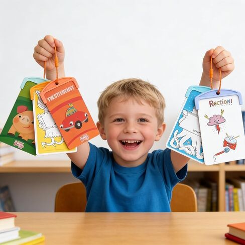 10PCS Reusable Card Holders for Yoto with 6 Ring, Card Ring Storage Case for Kids, Player Accessories Convenient to Carry When Traveling Efficient Storage ﻿ in Saudi Arabia