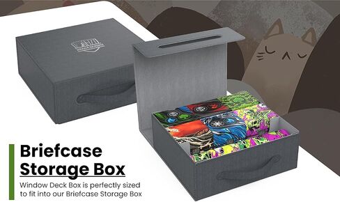 (Pastel Cats) 100+ Card Custom Art TCG/MTG Commander Deck Box With Storage in Saudi Arabia