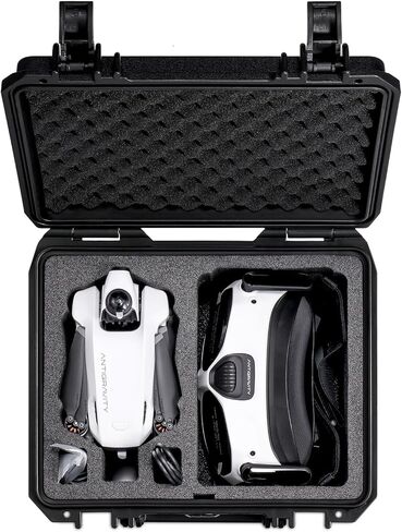Portable Hard Case for Antigravity A1 Drone Accessories IP67 Waterproof, Compact Lightweight Hard Carrying Protective Box Fits Antigravity A1 Standard Bundle/ Explorer Bundle (Case & Foam Only) in Saudi Arabia