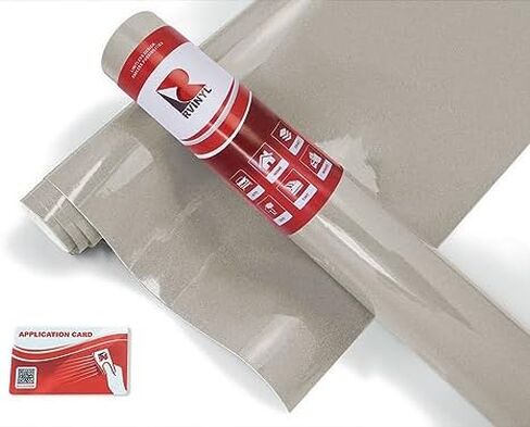 ORACAL 951 Series Premium Cast Film in Silver Metallic 906-2ft x 1ft - Gloss Finish Silicone Coated Vinyl Sheet Roll for Decals, Signs and Graphics in Saudi Arabia
