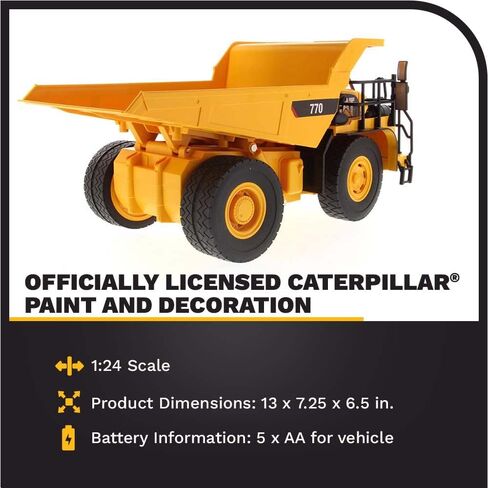 Diecast Masters Caterpillar Remote Control Replica – 1:24 Scale Radio Control Cat 770 Mining Truck | Model 25006 in Kuwait