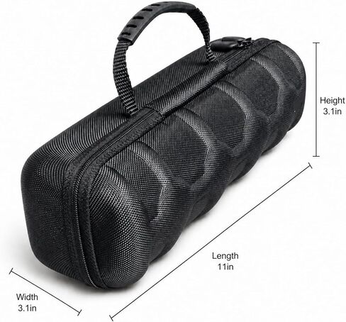 Compatible with Magic Band Case, EVA Shockproof and Dustproof, Stores Up to 4 Magic Bands, Travel-Friendly Black Storage Box with Handle in Saudi Arabia