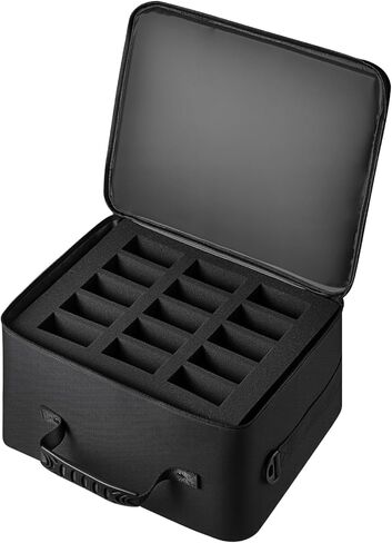 VEVOR Miniatures Storage Case for Warhammer 40k, Fits 500-750 Scale Models, Wooden Miniatures Display Holder with 5 Tray, Clear View Miniature Transport Case for Collectibles (Minis Not Included) in Kuwait