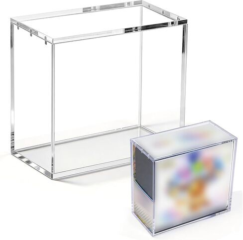 Acrylic ETB Protector Case, 8+5mm Thick with Magnetic Lid Clear Display Storage Box, Compatible with Elite Trainer Box, UV Protection & Dustproof PKMN ETB Case, Internal Size:7.5" x 3.6" x 6.6" in Saudi Arabia