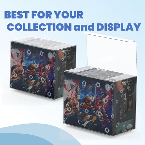 PET LOL TCG Boxs Case Protectors for Riftbound TCG (4 Pack) -Version 2- 0.50mm Thick Clear Display Box for League of Legends Booster Box - Rbd Origins&Spiritforge Display Case (Pack of 4) in Saudi Arabia