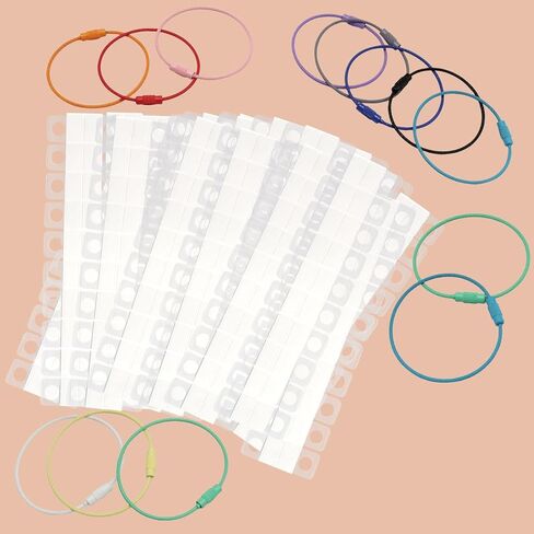 Clear Card Holder Compatible with Yoto Player Cards Accessories, 60 Pcs Self-Adhesive Hanging Tabs with 10 Pcs Ring Loops, Kids Travel Carrier Case Storage Organizer in Saudi Arabia