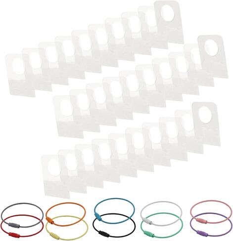 Clear Card Holder Compatible with Yoto Player Cards Accessories, 60 Pcs Self-Adhesive Hanging Tabs with 10 Pcs Ring Loops, Kids Travel Carrier Case Storage Organizer in Saudi Arabia