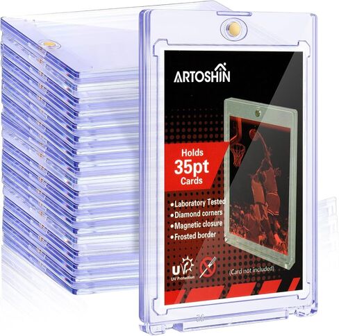 Trading Card Storage Box for Commander Display, 12000+ Bulk Card Storage, Card Deck Box Cardboard with 48 Dividers, Trading Card Collection Box Fit for MTG, TCG, PTCG, Sport Cards and Baseball Cards in Kuwait