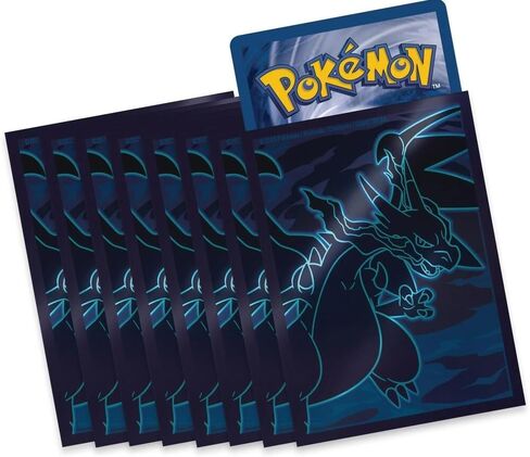 أكمام Pokemon TCG الرسمية - Phantasmal Flames ETB حصريًا! (تصميم تشارجر) عدد 65 - واقيات البطاقات - قانوني البطولة in Kuwait