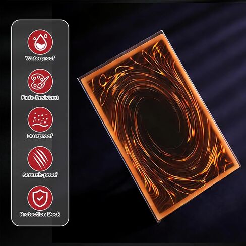 أكمام بطاقات شفافة DeELF 2000ct مناسبة تمامًا لبطاقات ألعاب Yu-Gi-Oh، أكمام مناسبة تمامًا مقاس 59 مم × 87 مم in Kuwait