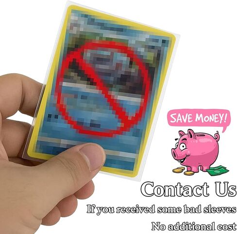 أكمام بطاقات شفافة DeELF 2000ct مناسبة تمامًا لبطاقات ألعاب Yu-Gi-Oh، أكمام مناسبة تمامًا مقاس 59 مم × 87 مم in Kuwait