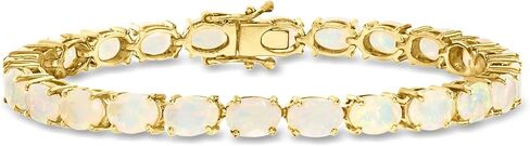 Ross-Simons 12.00 ct. t.w. Ethiopian Opal Tennis Bracelet in 18kt Gold Over Sterling in Kuwait