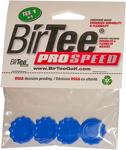 Pro Golf Tees - Size #1 (1/4") Individual Size Pack - 4 Tees Per Pack. Winter/Mat/Simulator Tees (Black) in Kuwait