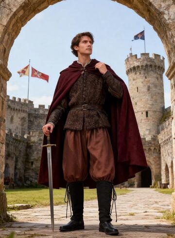 FURPHI Medieval Pirate Boot Covers with Side Lacing Linen Leg Covers Renaissance Steampunk Costume Accessories in Saudi Arabia