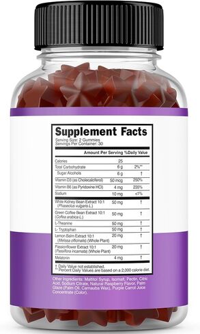 Night Time Fat Burner Gummies (60 Count) Weight Loss Gummies & Metabolism Gummies - Sugar Free - Delicious Raspberry Flavor - Melatonin Sleep Gummy - Vegan - 3rd Party Tested - USA Made - (60 Gummies) in Kuwait