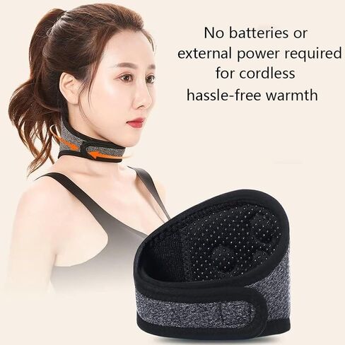 XGOPTS Self Heating Neck Braces Magnetic Treatment Neck Wraps Adjustable Pain Relief Therapy Neck Support Neck Warmer Migraine Headaches Shoulders and Back Neck Protector for Neck Arthritis in Saudi Arabia