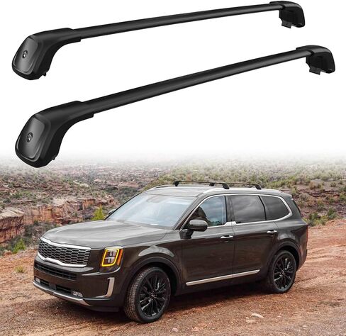 Snailfly 165 LBS Anti-Theft Cross Bars Fit for 2023 2024 2025 Kia Telluride X-LINE X-PRO with Raised Side Rails, Roof Rack Crossbars Cargo Accessories in Saudi Arabia