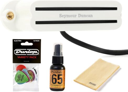 Briskdrop Seymour Duncan SCR-1n Cool Rails Strat Neck Pickup - Bundled with Dunlop Pick Pack and Dunlop Polishing Kit in Kuwait