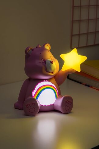 Paladone Care Bears Cheer Bear Globuddies Light ، مصباح مزاجي ثلاثي الأبعاد مرخص رسميًا ، وغرفة نوم مدعومة بالبطارية وديكور المكتب ، وهدية قابلة للتحصيل لمحبي ثقافة البوب in Kuwait